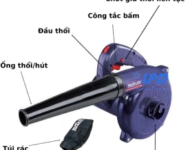 Máy Thổi Hút Bụi Makute PB004 600W – Giải Pháp Làm Sạch Toàn diện Cho Gia đình & Xưởng