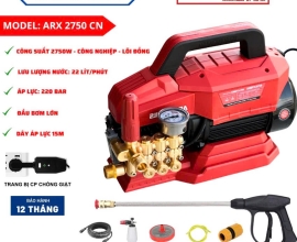 Máy Rửa Xe Chỉnh Áp AMAXTOOL ARX 2750CN – Lựa Chọn Công Nghiệp Cho Hiệu Suất Rửa Vượt Trội