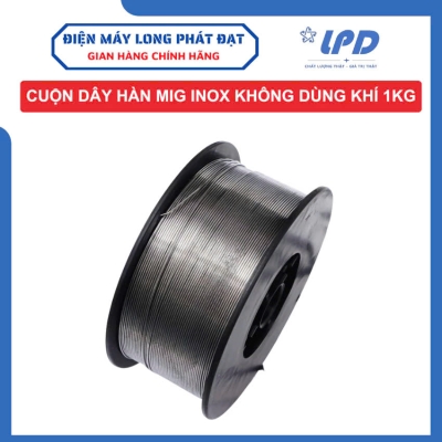 Cuộn dây máy hàn mig inox lõi thuốc 1kg - không dùng khí