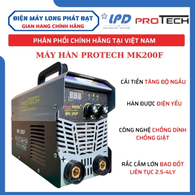 Máy hàn que Protech MK200F thế hệ mới cọc hàn lớn chuyên que 2.5-3.2ly hàn điện yếu