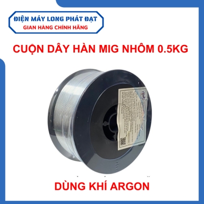 Cuộn dây hàn mig nhôm 0.5kg dùng khí argon hoặc khí trộn kích cỡ 1ly