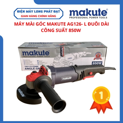 Máy mài góc đuôi dài Makute AG126- L công suất 850w sử dụng đĩa 100mm