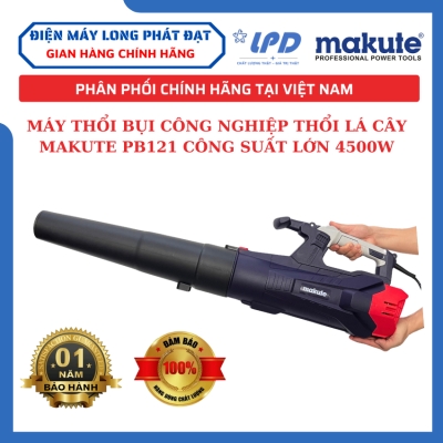 Máy thổi bụi công nghiệp - Thổi lá cây công suất 4500W dùng điện Makute PB121 cực mạnh