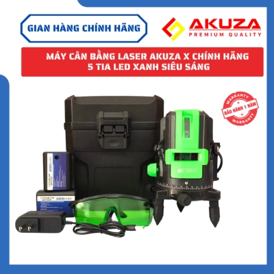 MÁY CÂN BẰNG LASER 5 TIA XANH SIÊU SÁNG AKUZA X - MÁY BẮN CỐT, ĐÁNH THĂNG BẰNG LASER 5 TIA