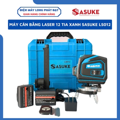 MÁY CÂN BẰNG LASER 12 TIA LED XANH SIÊU SÁNG SASUKE LS016 - MÁY BẮN CỐT, ĐÁNH THĂNG BẰNG LASER 12 TIA - Máy cân mực