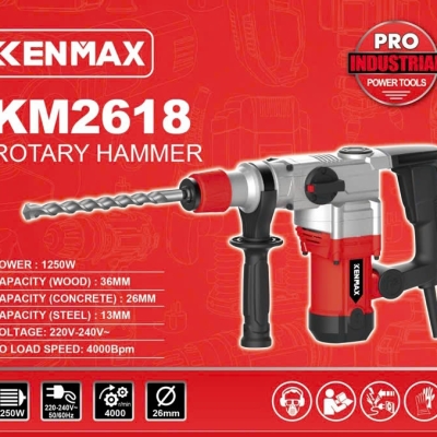 Máy khoan búa 2 chức năng Kenmax KM-2618