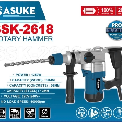 Máy khoan búa 2 chức năng Sasuke SSK-2618