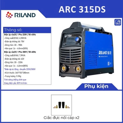 MÁY HÀN QUE RILAND ARC 315DS