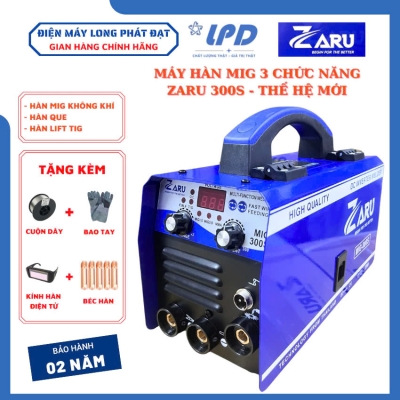 Máy hàn mig ZARU 300S - Máy hàn mig không khí 3 chức năng cho gia đình và thợ hàn mới nhất 2024