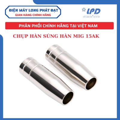 Chụp hàn sung hàn mig 15AK chất liệu bền bỉ lâu hao mòn