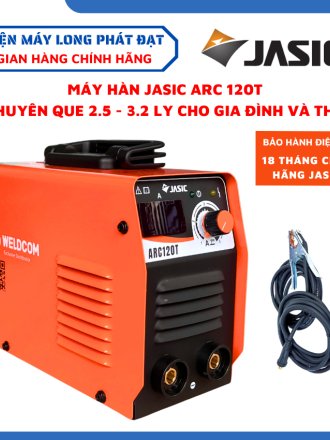 Máy hàn điện tử chính hãng Jasic ARC 120T chuyên que 2.5-3.2ly dùng gia đình, công trình nhỏ và vừa