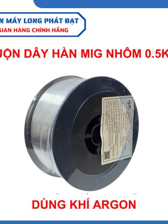 Cuộn dây hàn mig nhôm 0.5kg dùng khí argon hoặc khí trộn kích cỡ 1ly