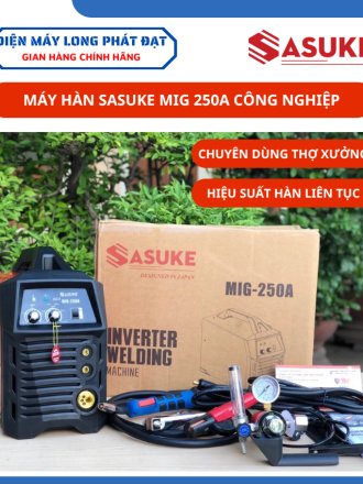 Máy hàn Mig Sasuke 250A Công Nghiệp sử dụng cuộn dây hàn 5kg - Máy 3 chức năng chuyên cho thợ xưởng lớn