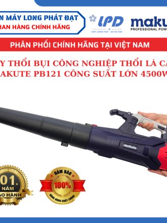 Máy thổi bụi công nghiệp - Thổi lá cây công suất 4500W dùng điện Makute PB121 cực mạnh