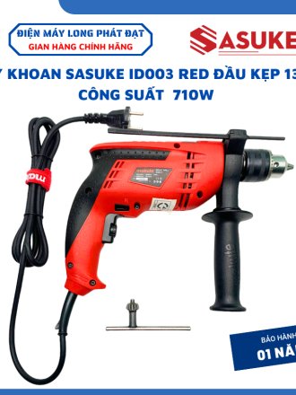 Máy khoan điện Sasuke ID003 Red công suất 710W , đầu kẹp 13ly