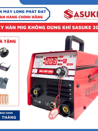 Máy Hàn Mig Mini Sasuke 200F Thế Hệ Mới, Dây Mig Rời Tiện Lợi, Hàn Mic Không Dùng Khí Và Hàn Que