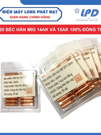 Bộ 20 béc hàn 0.8ly và 1.0ly của máy hàn MIG mini