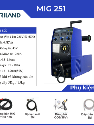 Máy Hàn Riland MIG 251 - Đột Phá Trong Công Nghệ Hàn